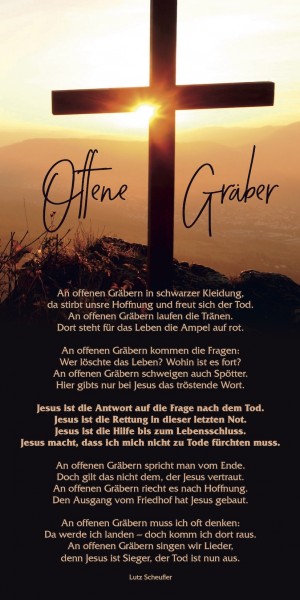 Offene Gräber